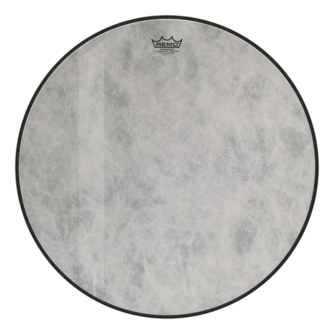 Remo - P3-1526-FD-FLT - Bass Drum, Powerstroke 3, Fiberskyn, Diplomat, Felt Tone, 26" Diameter