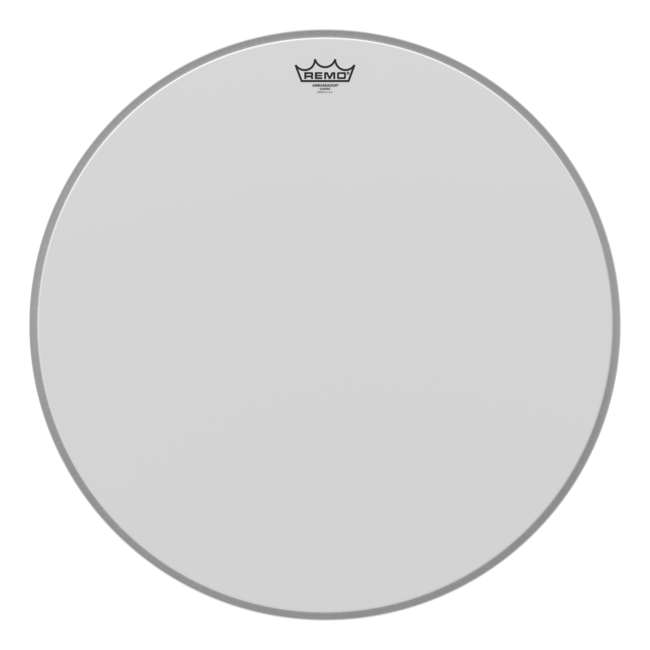 Remo - BR-1128-00- - Bass Drum, Ambassador, Coated, 28" Diameter
