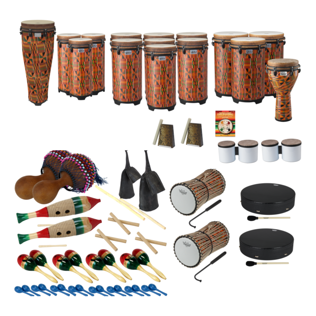 Remo - PP-WMDC-CC- - World Music Drumming - Drum Pack, Cc