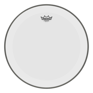 Remo Remo - P3-1220-C2- - Bass Drum, Powerstroke 3, Smooth White, 20" Diameter, 2-1/2" Impact Patch