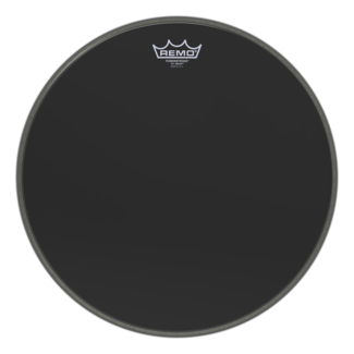 Remo Remo - P3-1018-ES- - Bass Drum, Powerstroke 3, Ebony, 18" Diameter, 5" Black Dynamo