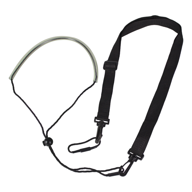 Remo - HK-2054-71- - Strap, Shoulder, 1" X 54", Adjustable, Plastic Clip, No Pad, Black Nylon