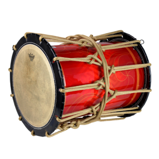 Remo Remo - JO-1521-72-SN003 - Katsugi Okedaiko, 15" X 21.5" Acousticon Shell, Rope Tuned, Skyndeep Natural Drumhead, Samurai Dream Finish, Bachi Sticks, Strap