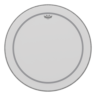 Remo Remo - P3-1126-10- - Bass Drum, Powerstroke 3, Coated, 26" Diameter, No Stripe, Bottom Black Dot