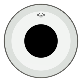 Remo Remo - P3-1323-C2- - Bass Drum, Powerstroke 3, Clear, 23" Diameter, 2-1/2" Impact Patch