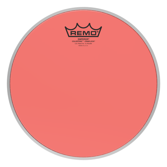 Remo - BE-0310-CT-YEMP - Batter, Emperor, Colortone, Crimplock, 10" Diameter, Yellow