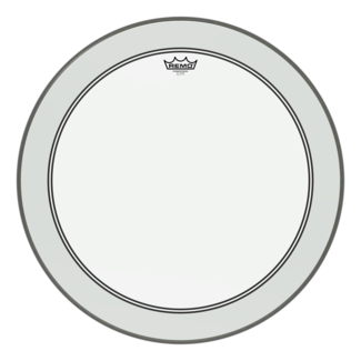 Remo Remo - P3-1324-00- - Bass Drum, Powerstroke 3, Clear, 24" Diameter, No Stripe