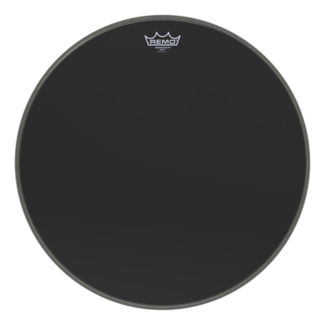 Remo Remo - ES-1022-00- - Bass Drum, Ambassador, Ebony, 22" Diameter