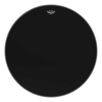 Remo Remo - ES-1028-MP- - **Special Order**, Bass Drum, Ambassador, Ebony, 28" Diameter, Mp