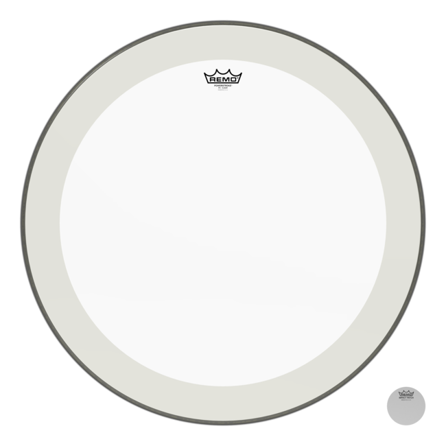 Remo - P4-1118-C2- - Bass Drum, Powerstroke 4, Coated, 18" Diameter, With Impact Patch