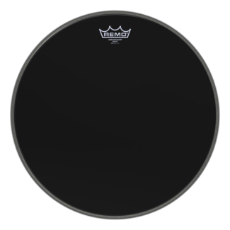 Remo Remo - ES-1016-MP- - **Special Order**, Bass Drum, Ambassador, Ebony, 16" Diameter, Mp