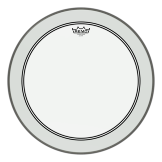 Remo Remo - P3-1322-00- - Bass Drum, Powerstroke 3, Clear, 22" Diameter, No Stripe