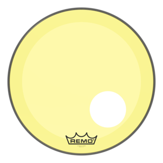 Remo Remo - P3-1322-CT-BU - Bass Drum, Powerstroke 3, Colortone, 22" Diameter, Blue