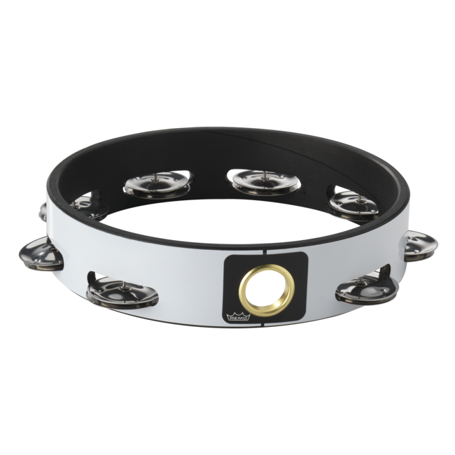 Remo - TA-6108-52- - Tambourine, Headless, 8" Diameter, 8 Pairs Jingles X 1 Row, Red