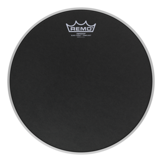 Remo Remo - ES-0813-MP- - Batter, Crimplock, Emperor, Black Suede, 13" Diameter
