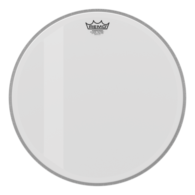 Remo - P3-1120-00-FLT - Bass Drum, Powerstroke 3, Coated, Felt Tone, 20" Diameter