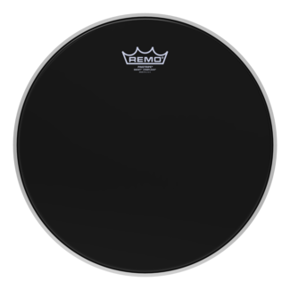 Remo Remo - PS-0406-MP- - Batter, Crimplock, Pinstripe, Ebony, 6" Diameter