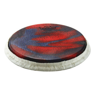 Remo Remo - M9-0850-S5-SD004 - **Special Order**, Bongo Drumhead, Tucked, 8.5", Skyndeep, "Serpentine Day" Graphic