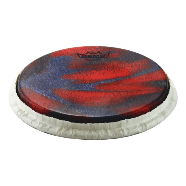 Remo - M9-0850-S5-SD004 - **Special Order**, Bongo Drumhead, Tucked, 8.5", Skyndeep, "Serpentine Day" Graphic