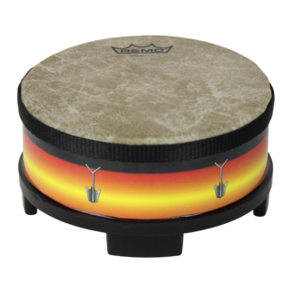 Remo Remo - FG-MEDM-SB- - Drum, Fingerdrum, 5" Diameter, 3" Height, 'Sunburst' Graphics