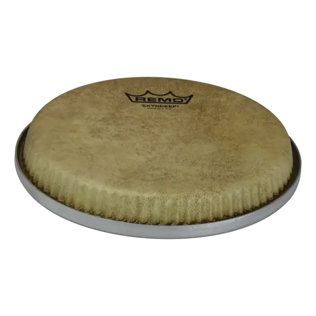 Remo - M3-R715-S4-SD003 - Bongo Drumhead, R-Series, 7.15", Low Collar, Skyndeep, 'Calfskin' Graphic