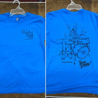 Professional Drum Shop Professional Drum Shop - Groove of the Day T-Shirt - Turquoise - Large