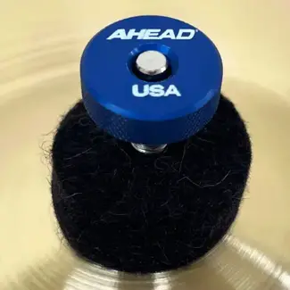 Ahead Ahead - AHSN-BLU - Speed Nuts Knurled Metal Cymbal Washer 4 Pack -Blue