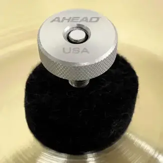 Ahead Ahead - AHSN-CLR - Speed Nuts Knurled Metal Cymbal Washer 4 Pack -Clear (Aluminum)