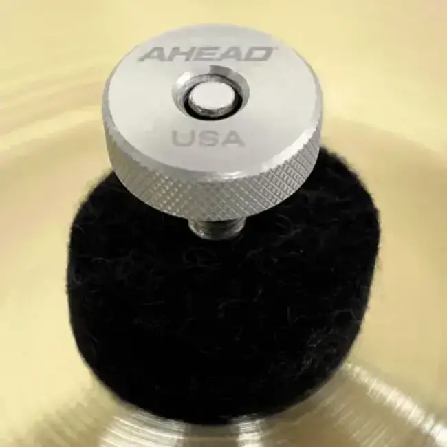 Ahead - AHSN-CLR - Speed Nuts Knurled Metal Cymbal Washer 4 Pack -Clear (Aluminum)
