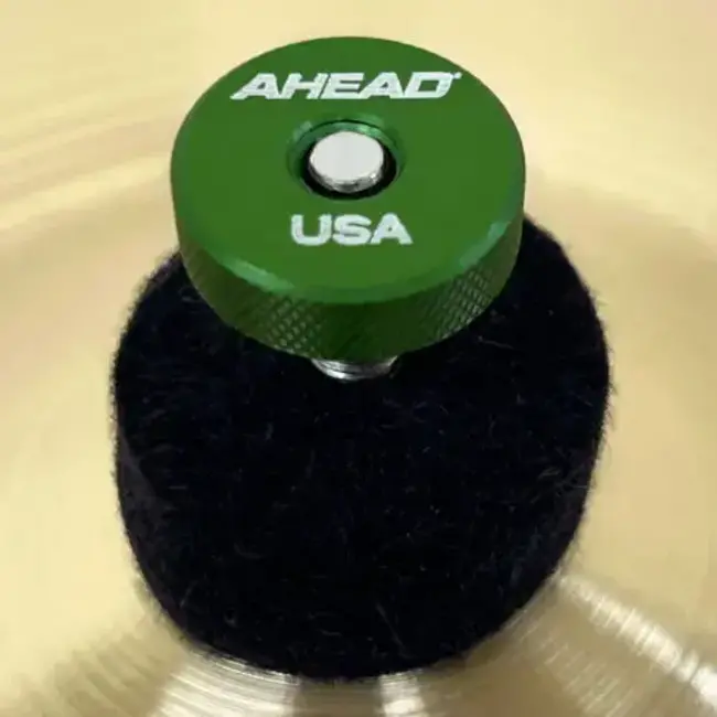 Ahead - AHSN-GRN - Speed Nuts Knurled Metal Cymbal Washer 4 Pack -Green