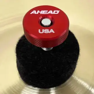 Ahead Ahead - AHSN-RED - Speed Nuts Knurled Metal Cymbal Washer 4 Pack -Red