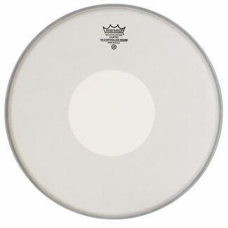 Remo Remo - CS-0114-00- - **Special Order**, Batter, Controlled Sound, Coated, 14" Diameter, White Dot On Bottom