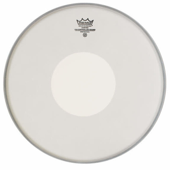 Remo - CS-0114-00- - **Special Order**, Batter, Controlled Sound, Coated, 14" Diameter, White Dot On Bottom