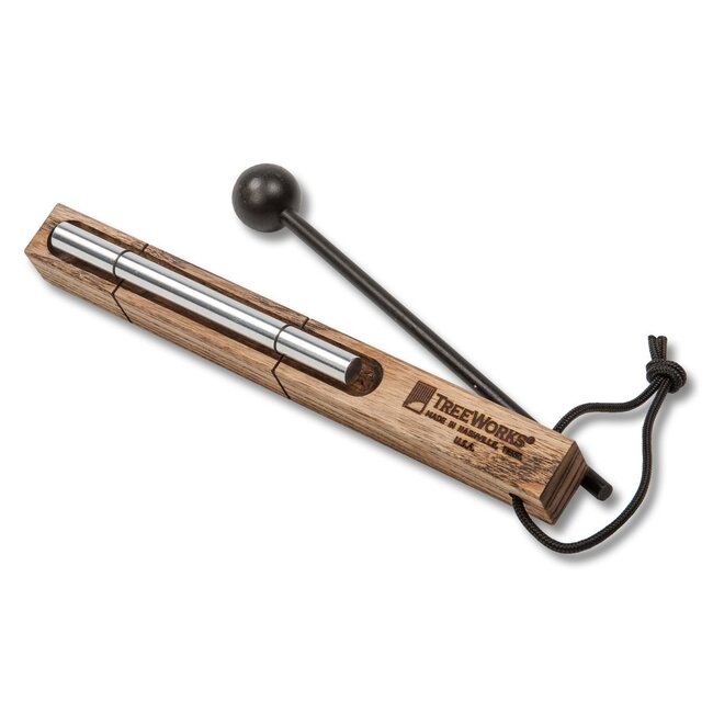 TreeWorks - TRE410 - Single Note Meditation Energy Chime with wooden striker