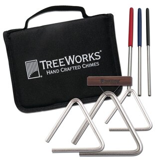 TreeWorks TreeWorks - TRE57bp - Studio-Grade Triangle Set with Beaters & Bag