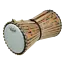 Remo - TD-0816-18- - Talking Drum, 8" X 16" Height, Suede Drumhead, Rope, Fabric Kintekloth Finish