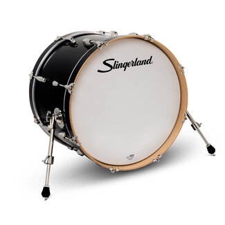Slingerland Slingerland - SDSK1420KKKDNB - 14x20 Studio King Kick, Del Norte Black Lacquer, Nickel Hardware