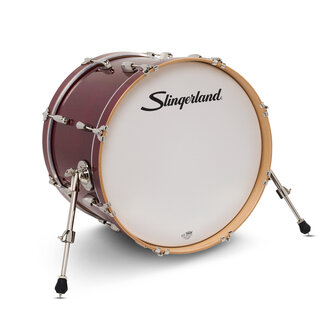 Slingerland Slingerland - SDSK1420KKKRCR - 14x20 Studio King Kick, Royal Crimson Lacquer, Nickel Hardware