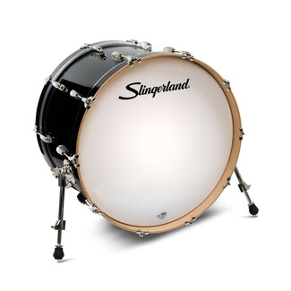 Slingerland Slingerland - SDSK1422KKKDNB - 14x22 Studio King Kick, Del Norte Black Lacquer, Nickel Hardware
