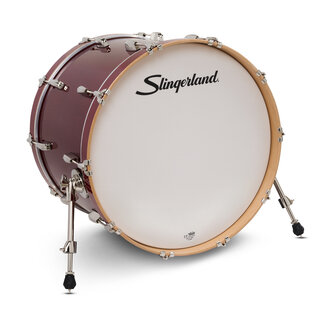 Slingerland Slingerland - SDSK1622KKKRCR - 16x22 Studio King Kick, Royal Crimson Lacquer, Nickel Hardware
