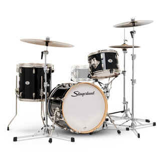 Slingerland Slingerland - SDKTSKK18N03ARDNB - 3pc Studio King Kit, 12/14F/18K, Del Norte Black Lacquer, Nickel Hardware