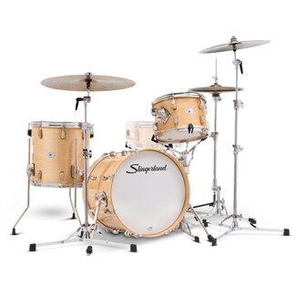 Slingerland Slingerland - SDKTSKK18N03ARVTS - 3pc Studio King Kit, 12/14F/18K, Ventura Sand Lacquer, Nickel Hardware