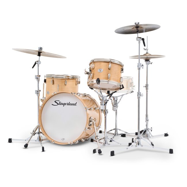 Slingerland - SDKTSKK18N03ARVTS - 3pc Studio King Kit, 12/14F/18K, Ventura Sand Lacquer, Nickel Hardware