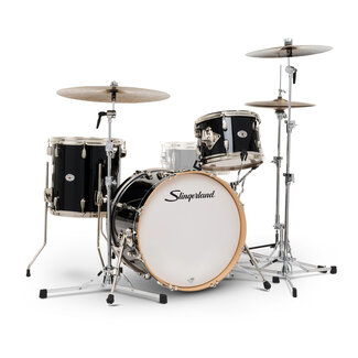 Slingerland Slingerland - SDKTSKK20N03BQDNB - 3pc Studio King Kit, 12/14F/20K, Del Norte Black Lacquer, Nickel Hardware