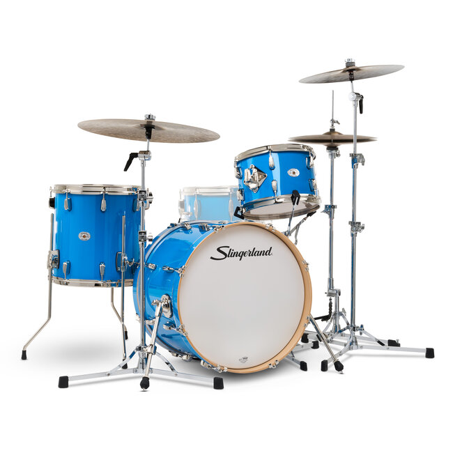 Slingerland - SDKTSKK20N03BQLBL - 3pc Studio King Kit, 12/14F/20K, Lunar Blue Lacquer, Nickel Hardware