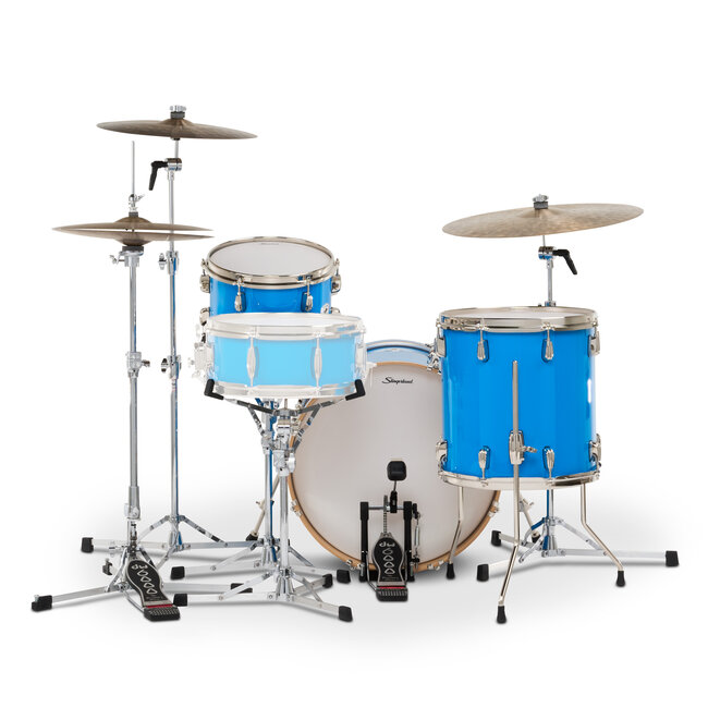 Slingerland - SDKTSKK20N03BQLBL - 3pc Studio King Kit, 12/14F/20K, Lunar Blue Lacquer, Nickel Hardware
