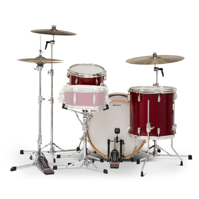 Slingerland - SDKTSKK20N03BQRCR - 3pc Studio King Kit, 12/14F/20K, Royal Crimson Lacquer, Nickel Hardware
