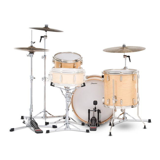Slingerland - SDKTSKK20N03BQVTS - 3pc Studio King Kit, 12/14F/20K, Ventura Sand Lacquer, Nickel Hardware