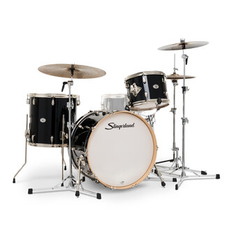 Slingerland Slingerland - SDKTSKK22N03AHDNB - 3pc Studio King Kit, 13/16F/22K, Del Norte Black Lacquer, Nickel Hardware