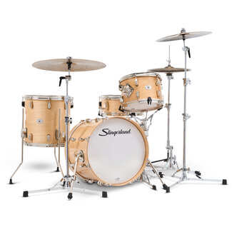 Slingerland Slingerland - SDKTSKK18N04AZVTS - 4pc Studio King Kit, 12/14F/18K/5.5S, Ventura Sand Lacquer, Nickel Hardware